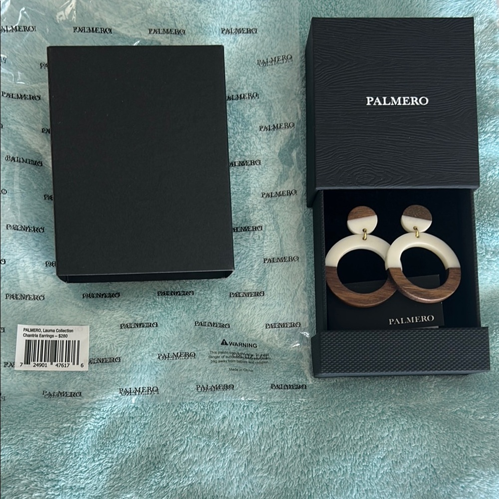 Palmero Two-Tone Circle Earrings